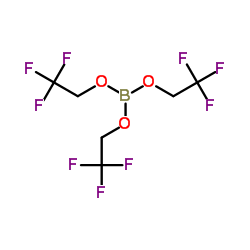 硼酸三(2,2,2-三氟乙基)酯结构式