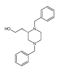 (S)-2-(1,4-dibenzylpiperazin-2-yl)ethanol结构式