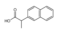 2-(S)-methyl-2-naphthylacetic acid Structure