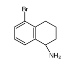 (S)-5-溴-1,2,3,4-四氢萘-1-胺结构式