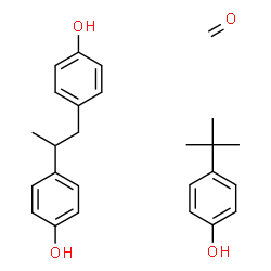 bisphenol A/ paraformaldehyde/ p-tert-butylphenol polymer结构式
