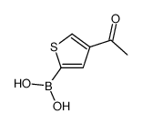 4-乙酰基噻吩-2-硼酸结构式