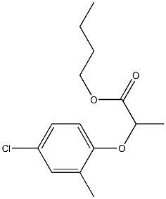 butyl ()-2-(4-chloro-2-methylphenoxy)propionate Structure