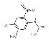 4’,5’-二甲基-2’-硝基乙酰苯胺结构式