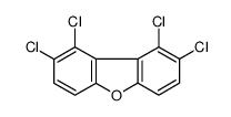 1,2,8,9-tetrachlorodibenzofuran Structure