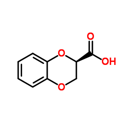 (R)-1,4-苯并二恶烷-2-甲酸结构式
