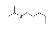 1-(propan-2-yldisulfanyl)butane结构式
