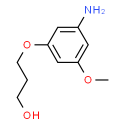 1-Propanol,3-(3-amino-5-methoxyphenoxy)-(9CI)结构式