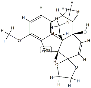 7,8-Didehydro-4,5α-epoxy-14-hydroxy-3-methoxy-17-methylmorphinan-6-one ethylene acetal picture