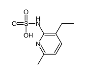 (9CI)-(3-乙基-6-甲基-2-吡啶)-氨基磺酸结构式