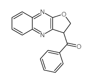 2,3-dihydrofuro[3,2-b]quinoxalin-3-yl(phenyl)methanone结构式