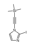 2-iodo-1-(2-(trimethylsilyl)ethynyl)-1H-imidazole Structure