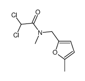2,2-dichloro-N-methyl-N-[(5-methylfuran-2-yl)methyl]acetamide Structure