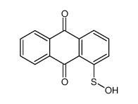 1-(hydroxythio)anthracene-9,10-dione结构式