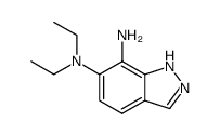 7-amino-6-diethylaminoindazole结构式