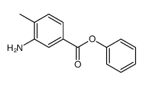 phenyl 3-amino-4-methylbenzoate Structure