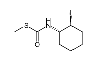 S-methyl-N-(trans-2-iodocyclohexyl)thiocarbamate结构式