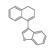 (dihydro-3',4' naphtyl-1')-3 benzo[b]thiophene Structure
