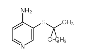 3-叔丁基磺酰基-4-氨基吡啶结构式