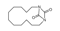 1,13-diazabicyclo[11.1.1]pentadecane-14,15-dione结构式