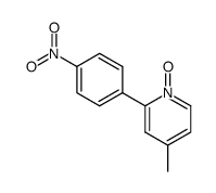 4-methyl-2-(4-nitrophenyl)pyridine N-oxide结构式