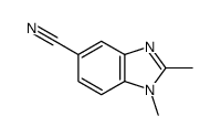 1H-Benzimidazole-5-carbonitrile,1,2-dimethyl-(9CI) Structure