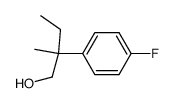 2-(4-fluorophenyl)-2-methylbutyl alcohol Structure