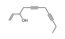 5,8-undecadiyn-1-en-3-ol Structure
