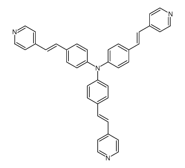 tris[4-(2-pyridin-4-ylvinyl)phenyl]amine Structure