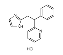 Pyridine, 2-[2-(1H-imidazol-2-yl)-1-phenylethyl]-, dihydrochloride Structure