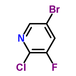 5-Bromo-2-chloro-3-fluoropyridine Structure
