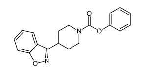 3-(4-Piperidinyl)-1,2-benzisoxazole N-Carbamic Acid Phenyl Ester structure
