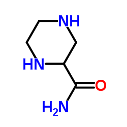 哌嗪-2-甲酰胺结构式