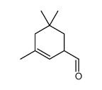 3,5,5-trimethylcyclohex-2-ene-1-carbaldehyde结构式