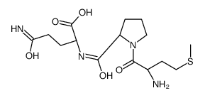 (2S)-5-amino-2-[[(2S)-1-[(2S)-2-amino-4-methylsulfanylbutanoyl]pyrrolidine-2-carbonyl]amino]-5-oxopentanoic acid Structure