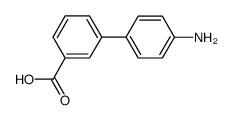 4'-氨基联苯-3-羧酸结构式