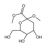 METHYL (METHYL 3-DEOXY-D-ARABINO-HEPTULOPYRANOSID)URONATE结构式