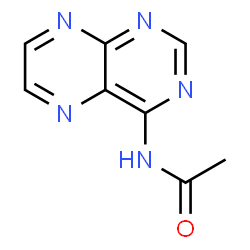 Pteridine,4-acetamido- (5CI) Structure