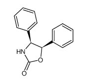 cis-4,5-diphenyl-1,3-oxazolidin-2-one Structure
