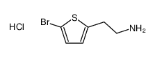 5-溴-2-噻吩乙胺盐酸盐结构式