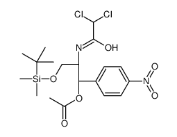 Chloramphenicol 2-(O-tert-Butyldimethylsilyl)Methyl 1-Acetate Structure