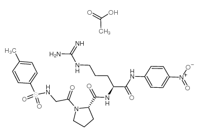 N-(p-Tosyl)-GPR-pNA (acetate)结构式