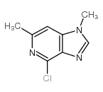 4-氯-1,6-二甲基-1H-咪唑并吡啶结构式