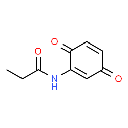 Propionamide,N-p-benzoquinonyl- (5CI) Structure