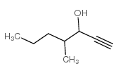 4-METHYL-1-HEPTYN-3-OL structure
