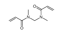 N-methyl-N-[[methyl(prop-2-enoyl)amino]methyl]prop-2-enamide结构式