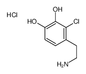 4-(2-aminoethyl)-3-chlorobenzene-1,2-diol,hydrochloride结构式