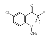 1-(5-CHLORO-2-METHOXY-PHENYL)-2,2,2-TRIFLUORO-ETHANONE结构式