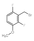 2,6-DIFLUORO-3-METHOXYBENZYL BROMIDE Structure