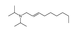 N,N-di(propan-2-yl)non-2-en-1-amine结构式